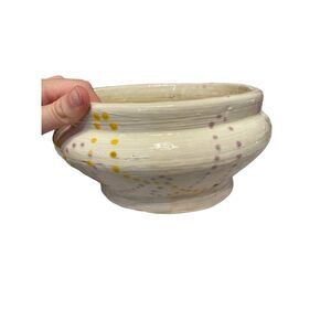 Pottery Plant Pot Artist signed “JR” entitled “Ciara”